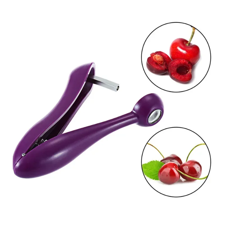 Description Picture 5 of itemNew Cherry Fruit Kitchen Pitter Remover Olive Corer Seed Remove Pit Tool Gadge Vegetable Salad Tools for Cooking Accessories