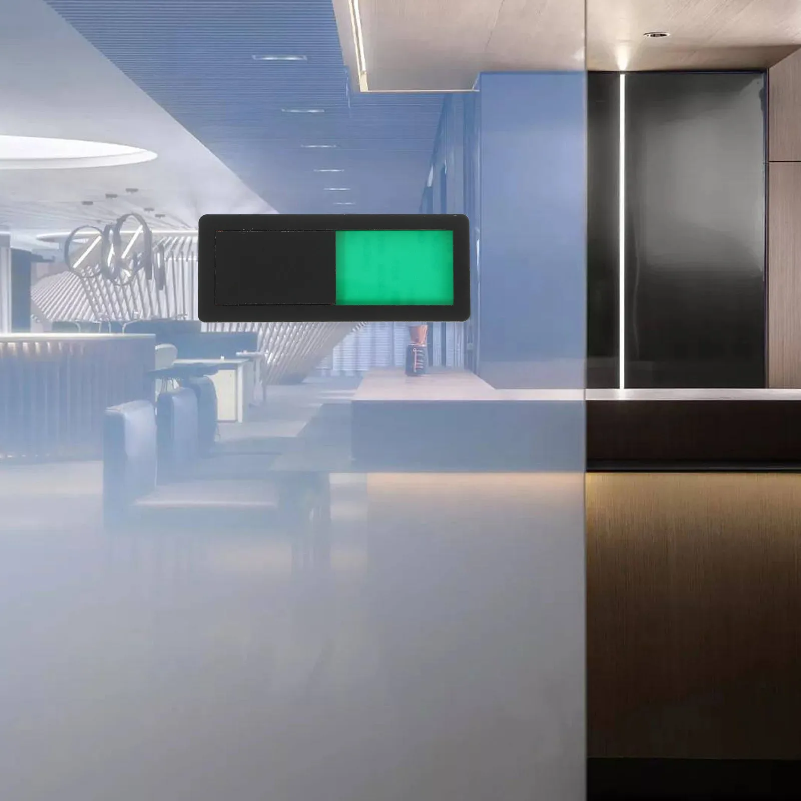 슬라이더 도어 프라이버시 표시판 사무실, 화장실, 회의실용 자석식 개폐 표시기 견고한 ABS 소재