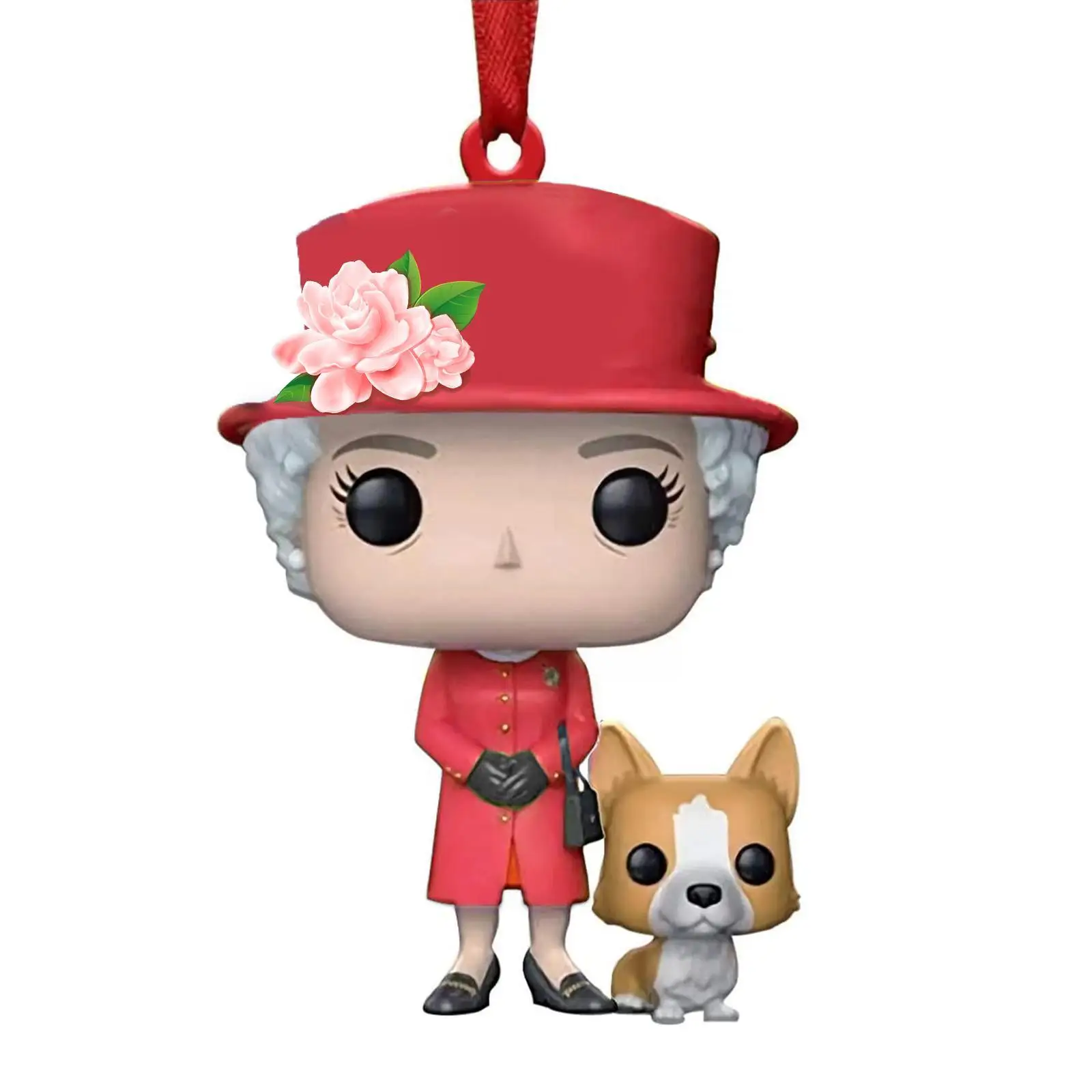 Queen Elizabeth Ii Pendant Hanging Tree Ornaments Union Supplies Christmas Jack Flag Party Favor Decorative christmas decorations