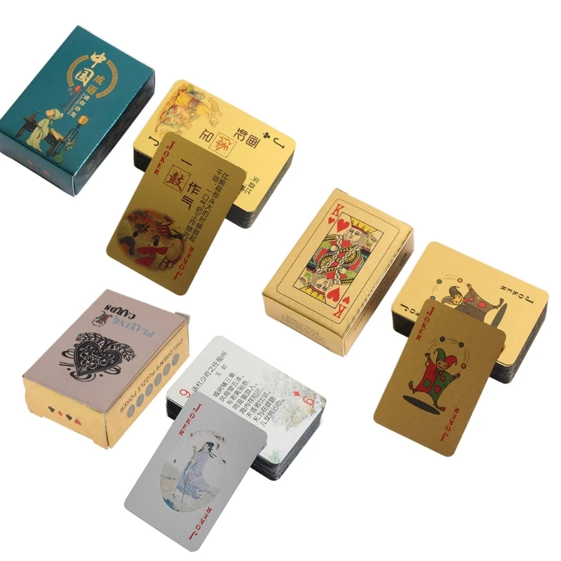 

Waterproof Mini Cards Miniature Playing Cards Dollhouse Mini Small Game Deck Cards Game Toy for Party