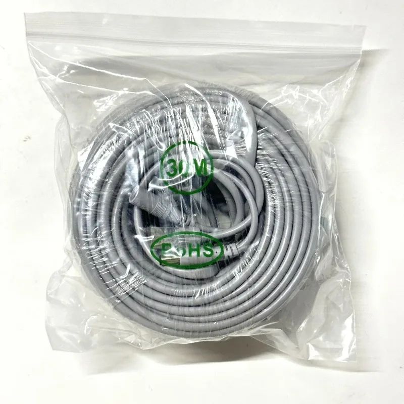 RJ45 + DC 12V 전원 LAN 케이블 5M 2 in 1 IP 보안 카메라 시스템용 네트워크 연장 케이블