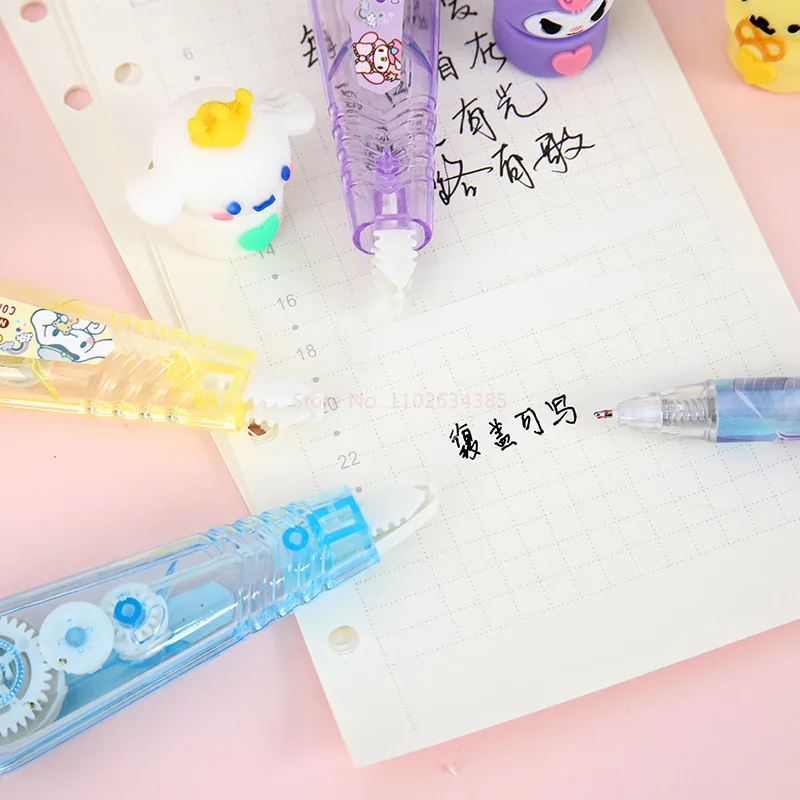 Sanrio Cartoon Creative Correction With High Appearance Level Silicone Modeling Correction With Student Stationery