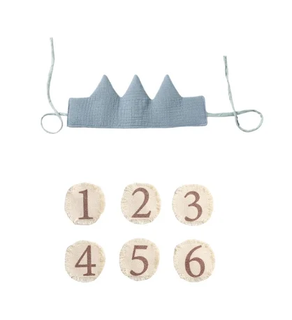 Adorable Baby Cotton Crown Hat - Soft and Cozy Newborn & Toddler Headwear