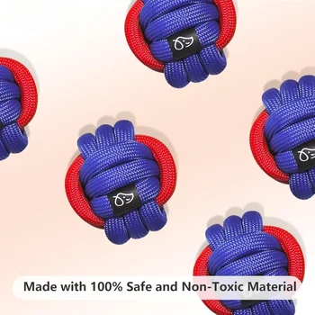 Rope Dog Toys for Small and Medium Dogs Dog Toys for Aggressive Chewers | Dog Tug of War Toy for Interaction and Teeth Cleaning 2