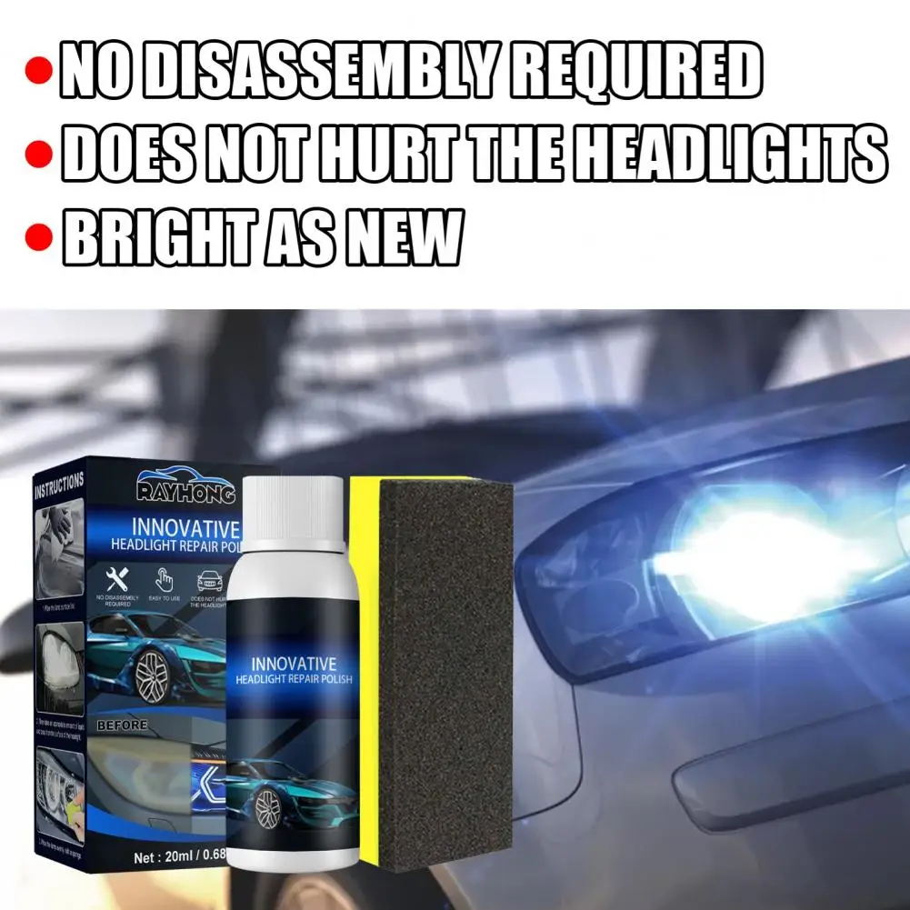 Lamp Maintenance Car Care Car Coating Yellowing Scratch Removal Lamp Repair Fluid for Vehicle