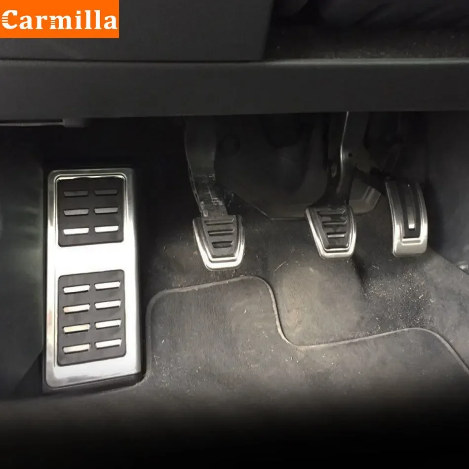 Car Styling Sport Fuel Brake Dead Pedal Cover Set DSG for Seat Leon 5F MK3 for Skoda Octavia A7 for VW Golf 7 Auto Accessories