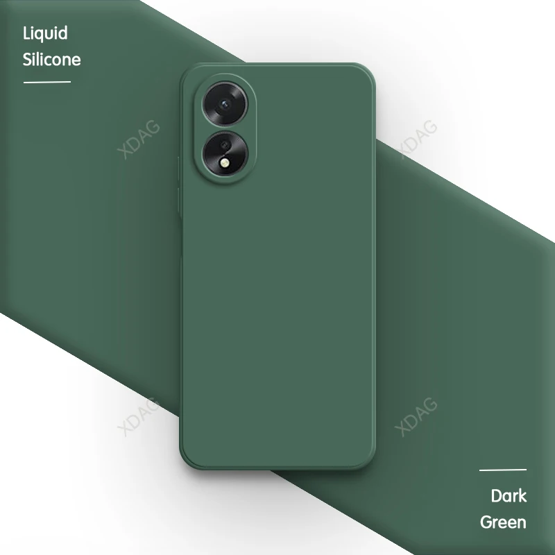 Premium Fluid Silicone Phone Case - Soft High-Quality Straight Edge Back Cover