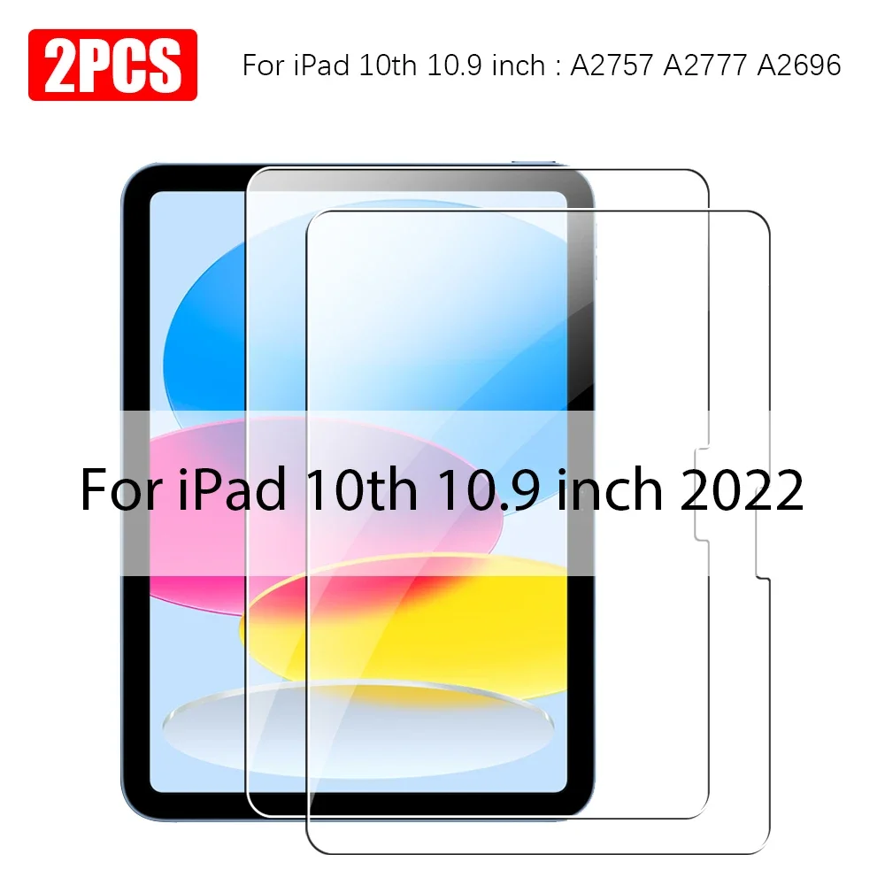 2-Pack Durable Tempered Glass Screen Protectors