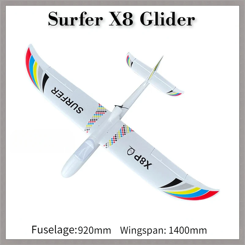 Новинка 2023 Серфер X8 Игрушки для мальчиков капитан 920 мм Kepaqi Epo Copac Fpv 1,4 м съемное крыло фиксированное крыло игрушка подарок радиоуправляемый самолет