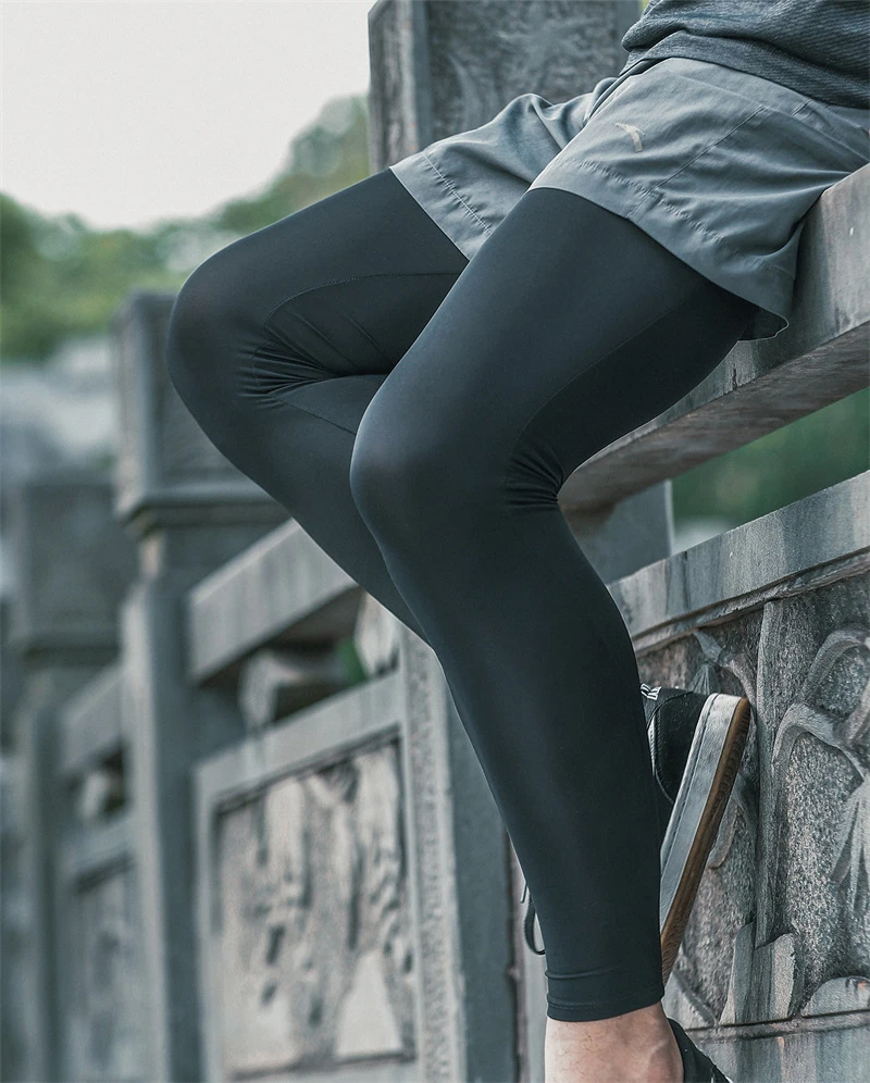 WEST RADFAHREN Sommer Radfahren Bein Kompression Ärmeln Outdoor Sport Quick Dry Knie Schutz Leggings Laufen Basketball Anti UV – Detail 11