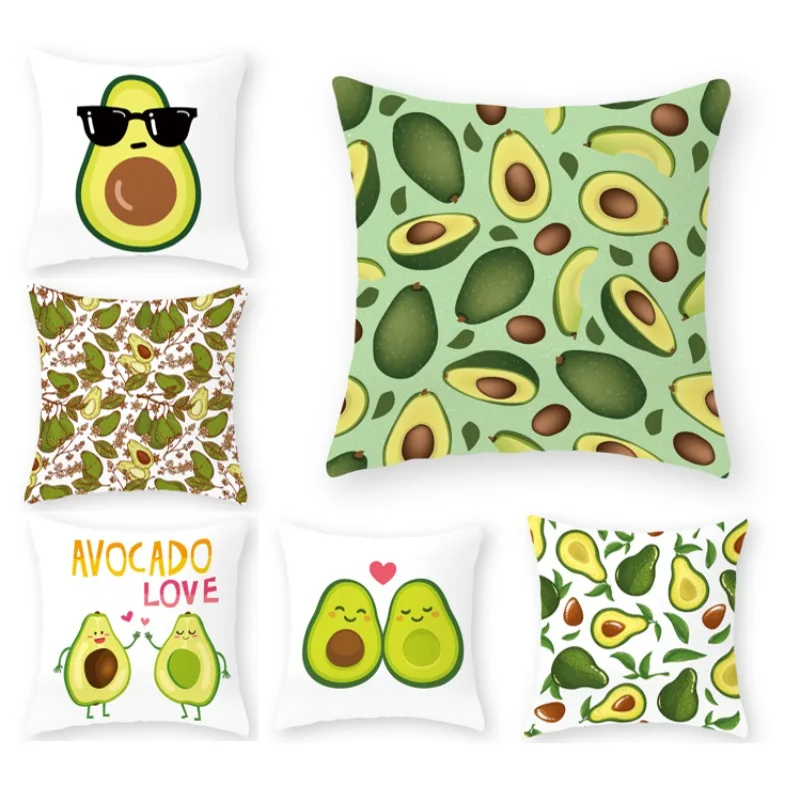 

Pear Fruit Print Pillowcases Square Living Room Cushion Covers Decoration Cushions Cover Sofa Fashion Simple Home Decor E1576