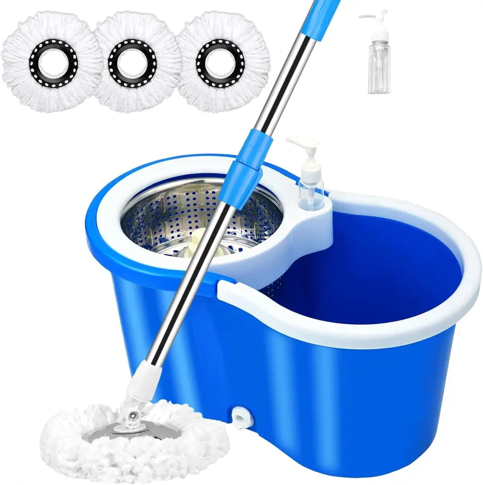 360 Degree Spin Mop Bucket System with Wringer