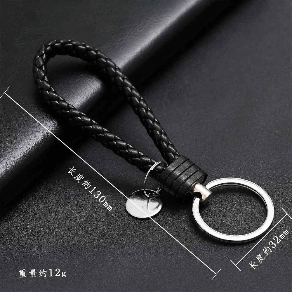 Porte-clés Bracelet En Cuir Avec Portefeuille - 3 Anneaux Et Système Anti-perte - Accessoire Pratique - Neuf