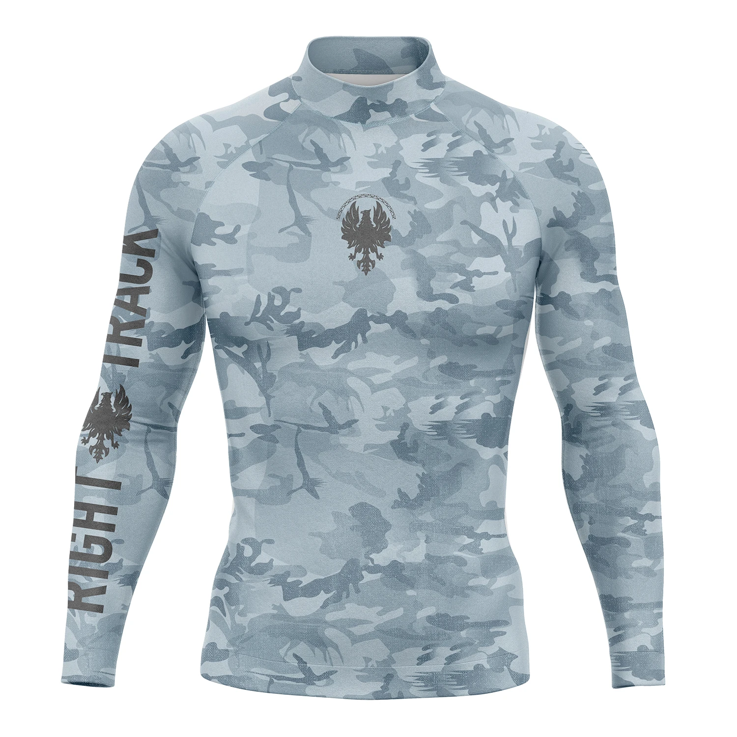 Men Rashguard Long Sleeve Surfing Shirt