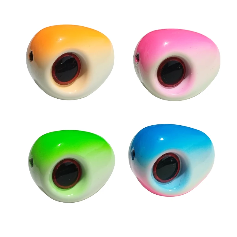 Metal Head with Skirt Jigging Fishing Lure Glow Kabura Pesca Slider Snapper Sea Bream Jig Hard Bait 1PC