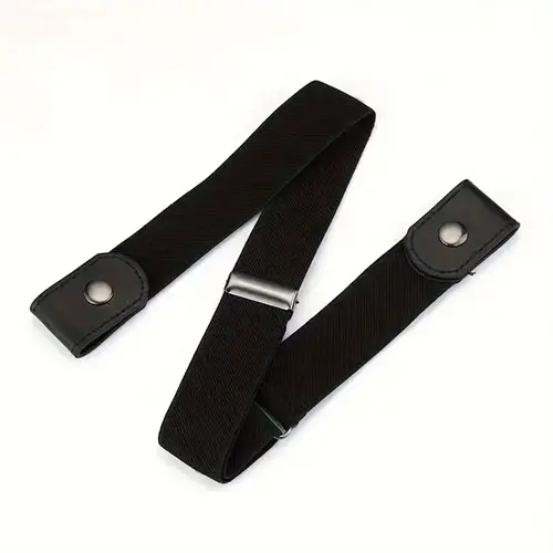 Traceless Invisible Elastic Belt Women's Belt Jeans Pants Men's Elastic Belt - Image 8