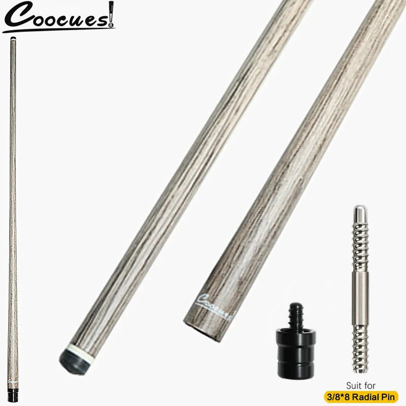 100% カーボンファイバービリヤードシャフトウッドプリント 12.5