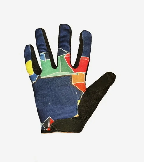 

Winter Fleece Thermal MAPEIFUL Team One Pair Full Finger Cycling Jersey Gloves MTB Road Mountain Gel Gloves