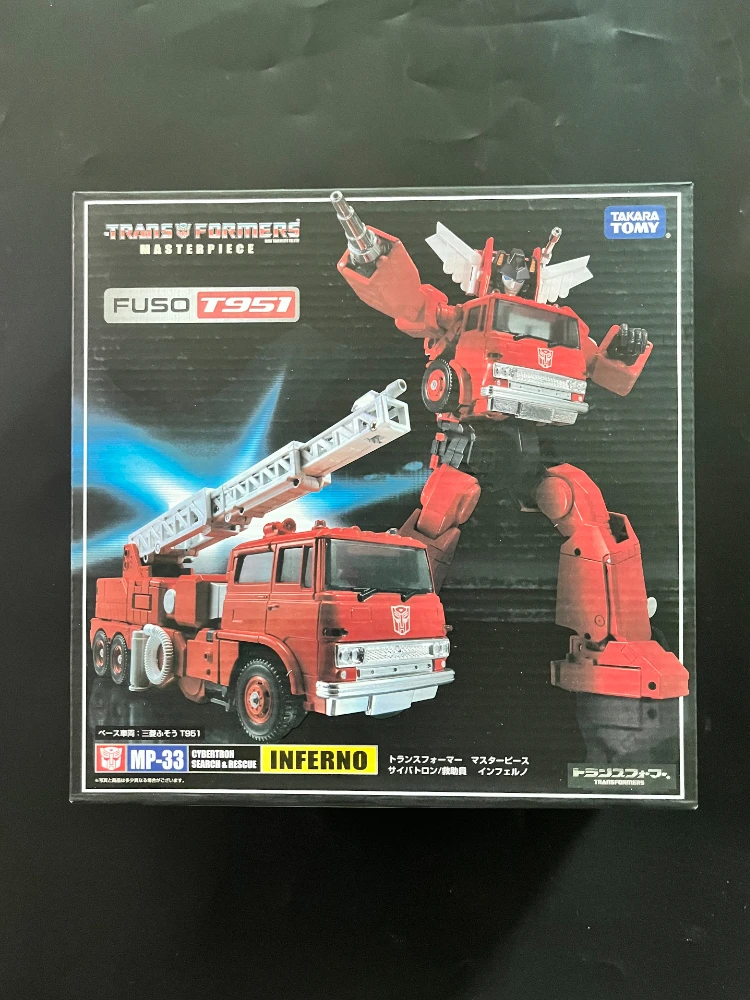 Figura de acción de transformación, obra maestra KO MP-33, MP33, Inferno G1, versión, Robot de colección, regalos, Juguetes