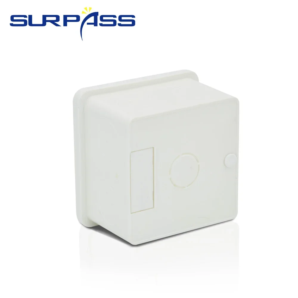 Adjustable 86 Standard Mounting Box Internal Cassette 80mmx80mmx50mm For 86 Type Switch and Wall Amplifier Music Panel Wire Box