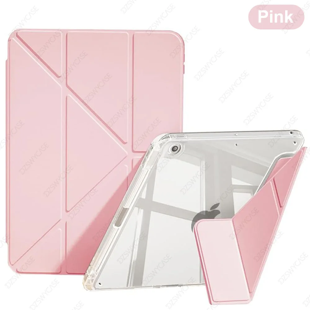 Versatile Y-Shaped Tablet Stand Case with Pencil Holder and Multi-Angle Cover