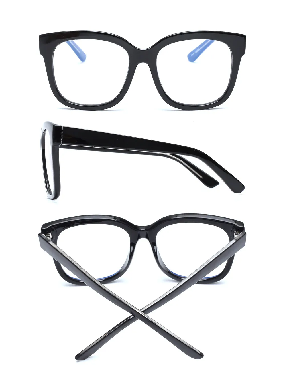 JIM HALO Blue Light Blocking Computer Glasses, Reduce Eye Strain Anti...