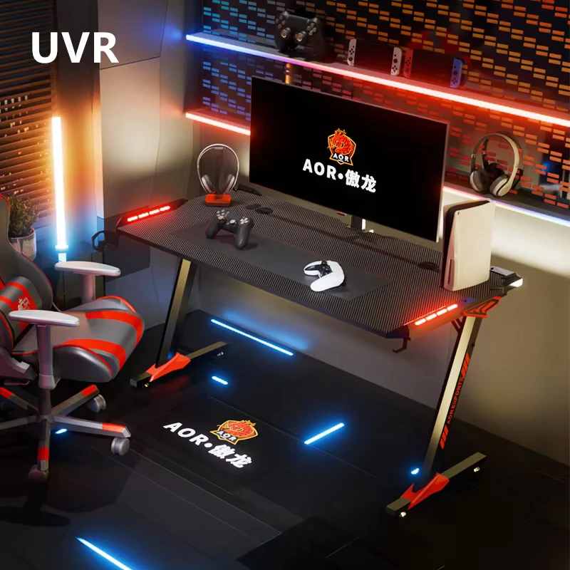 UVR Game Computer Desk Home Desktop Computer Desk Student Living Room Bedroom Gaming Esports Office Furniture