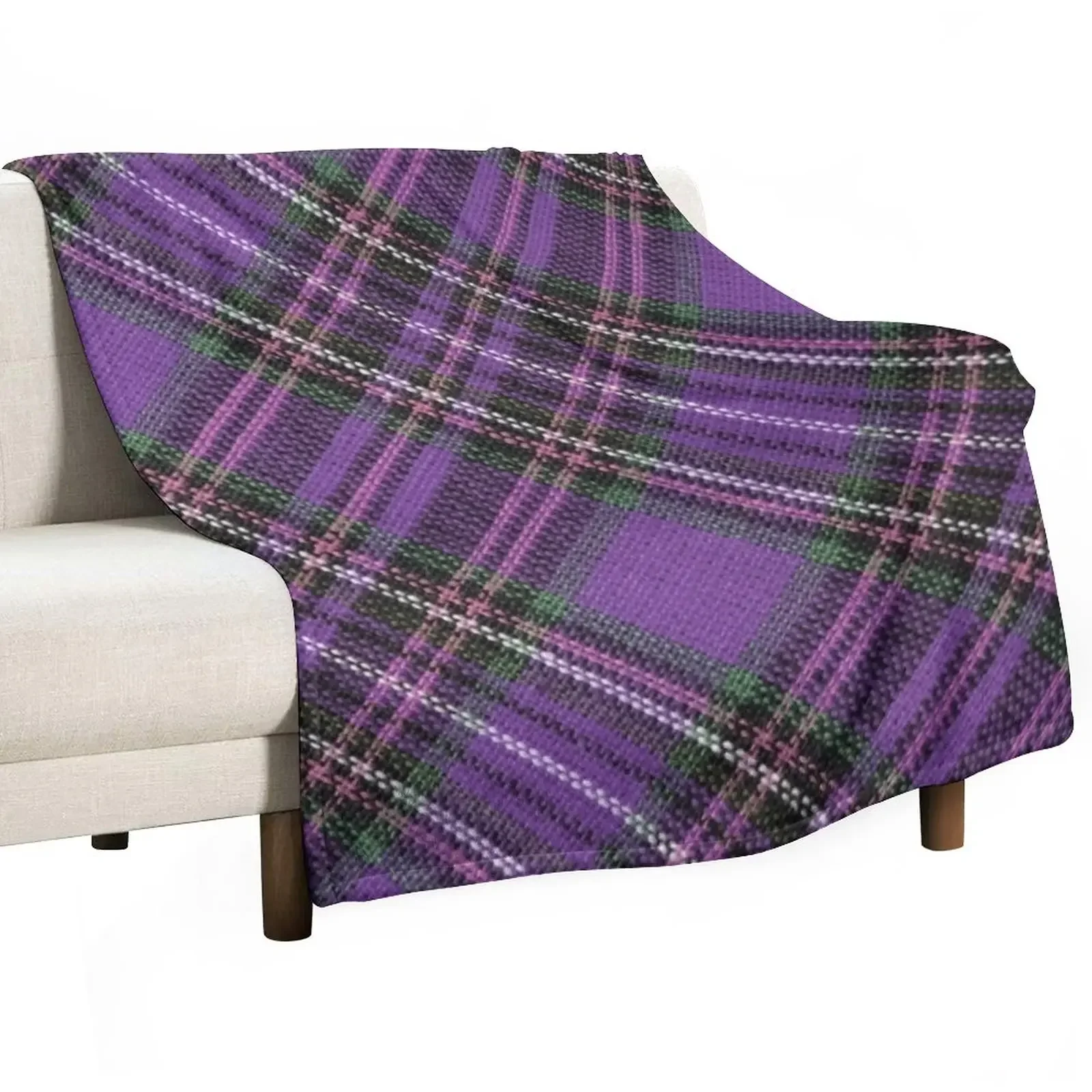 

Pretty Purple Plaid Throw Blanket Luxury For Baby manga Blankets