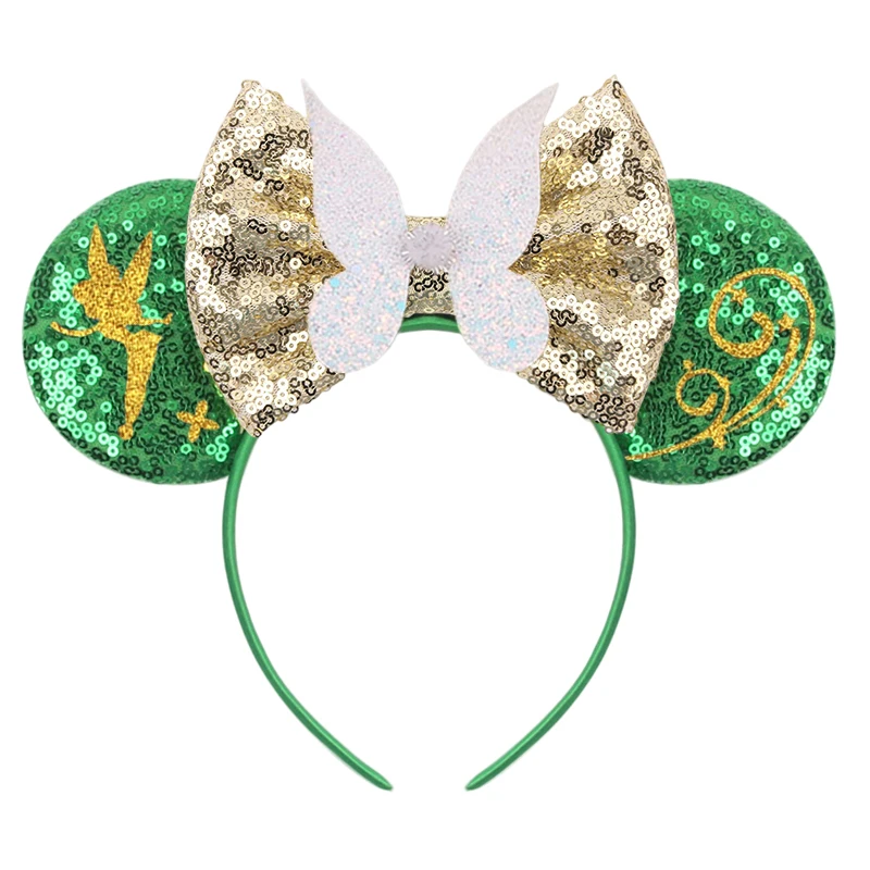 Cartoon Tinker Bell Ohren-Haarband für Erwachsene, Mausohren-Haarbänder, Baby-Mädchen-Kopfbedeckung, Damen-Schleifen-Haaraccessoires, Kinder-Geschenke