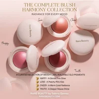 Rare Beauty Soft Pinch Luminous Powder Blush : Couleur aérienne, sans démarcation, soyeuse, facile à estomper, à poser et à diffuser pour un effet plus doux 3
