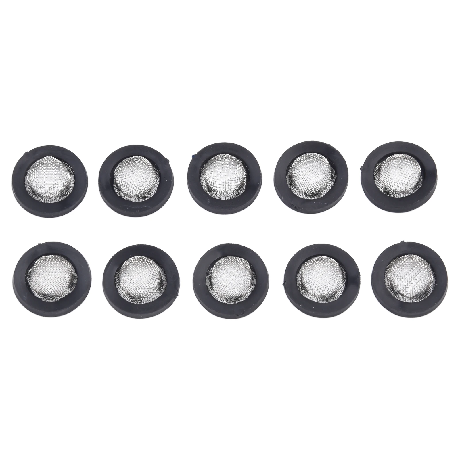 10pcs Garden Shower Hose Silicone Rubber Washers Filter Mesh Replacement for Washing Machine Faucet Seal Shower Head Accessories filter mesh