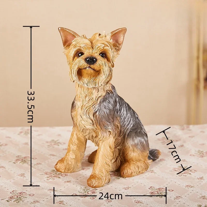 Adesivo per auto Yorkshire Terrier, 15 cm (5,9 pollici) Yorkshire Terrier Car Sticker 3D strappato adesivo per auto, impermeabile, per animali domestici e cani, riflettente Yorkshire Terrier