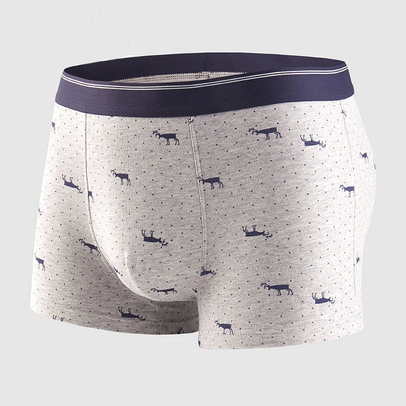 4pcs men's cotton underwear breathable boxershorts