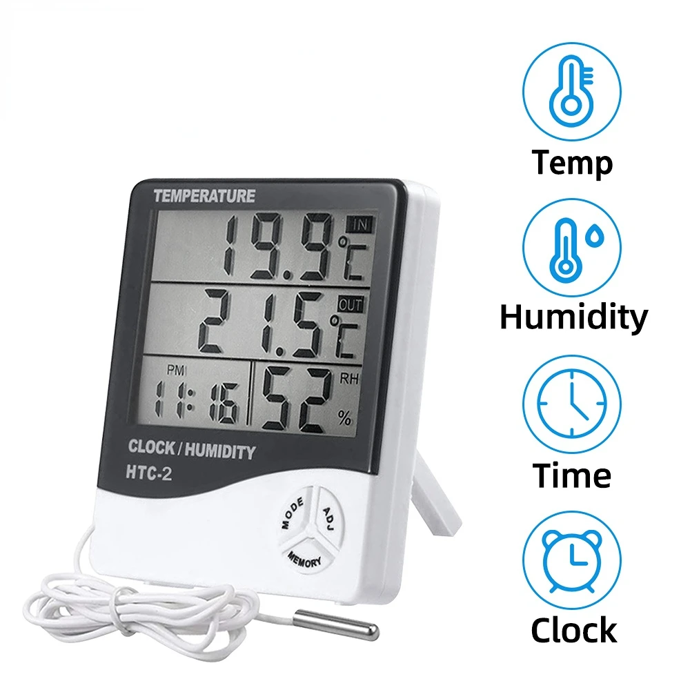 Naughty bird lcd electronic digital temperature humidity meter