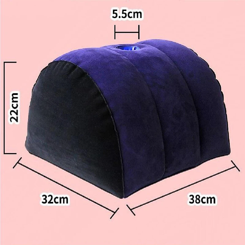 Adult Inflatable Sex Pillow Semicircle Half Round Cushion Sex Household Goods Husband And Wife Couples Game Exotic Bed Games