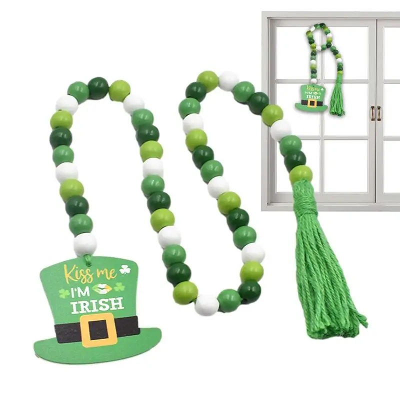 

Деревянная гирлянда из бисера, искусственное дерево, подвеска из бисера для праздничного торжества, гостиной, спальни, детской