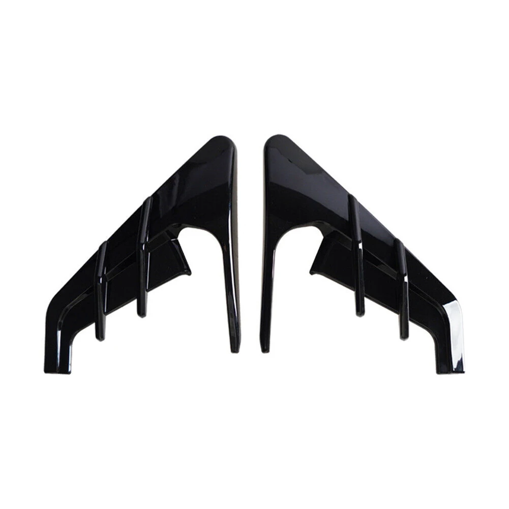 테슬라 모델 3 모델 Y용 자동차 사이드 카메라 커버, 방향 지시등 트림 커버, 카메라 펜더 오버레이, 블랙 외부 액세서리, 2 개