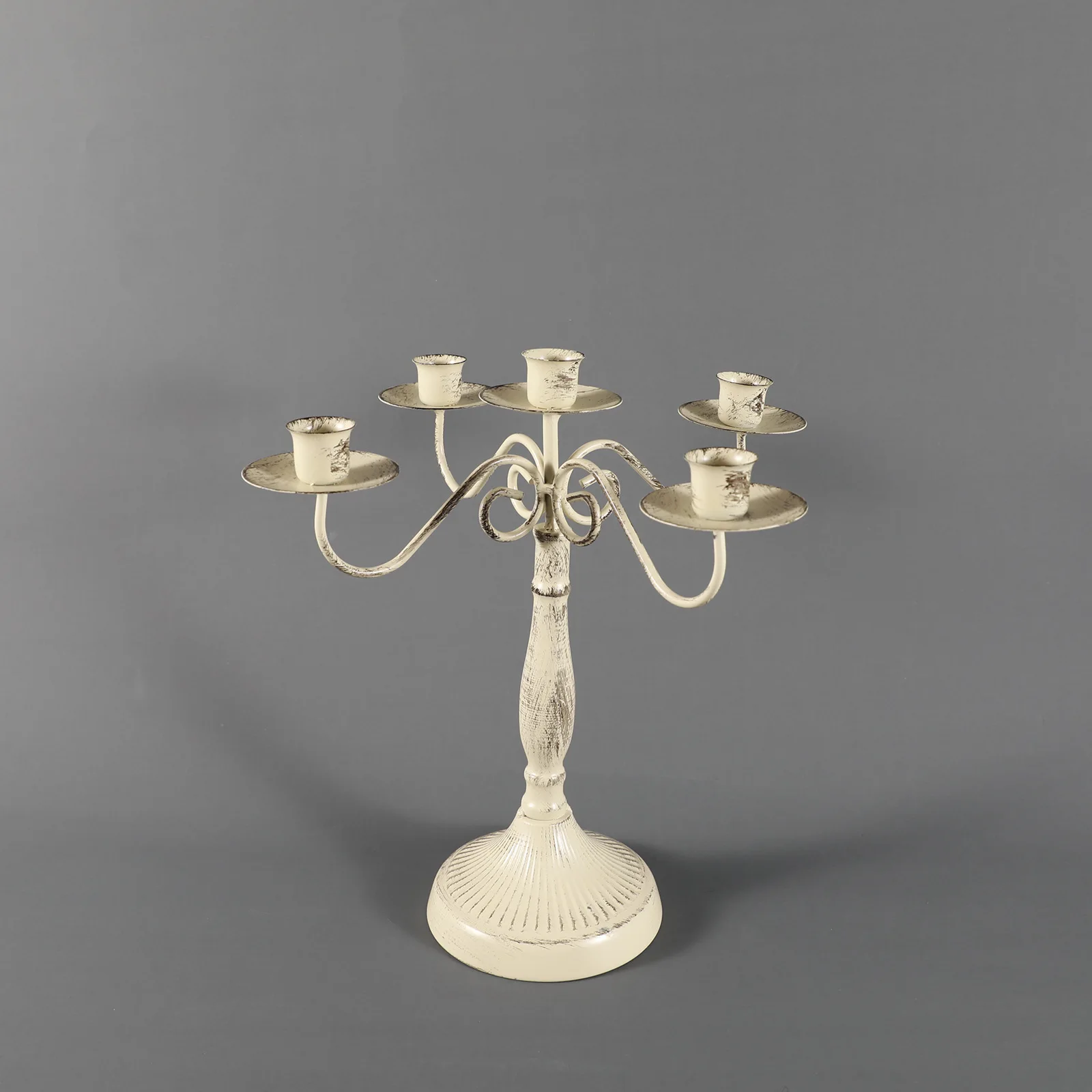 Antique Style Candlestick Ornaments for Home Decor and Table Setting