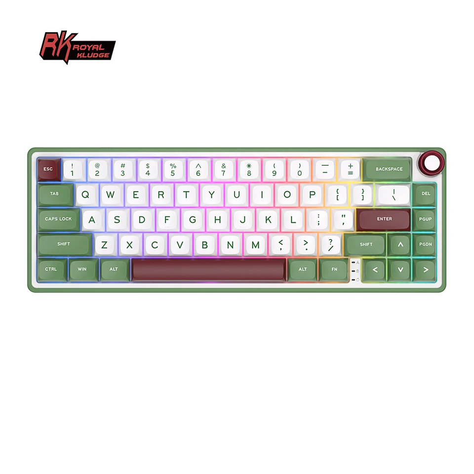 RK R65 Royal Kludge Hot Swappable Mechanical Keyboard