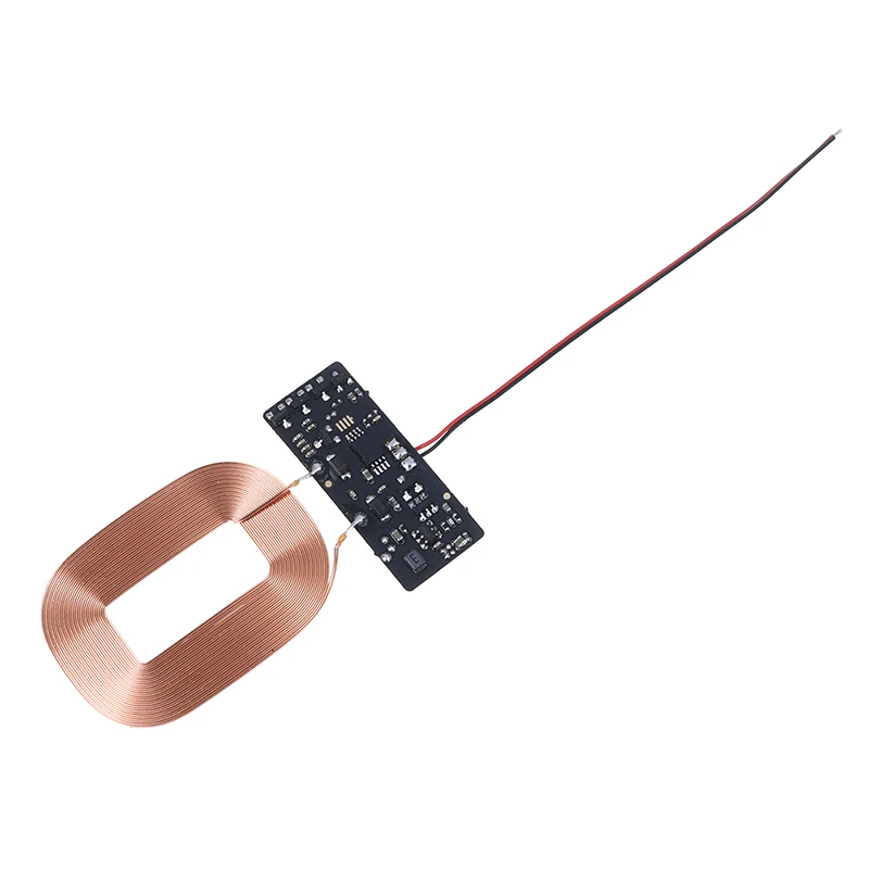 1pc Qi Wireless Charging Standard Universal Wireless Charger PCBA Circuit Board with Coil DIY QI Receiver
