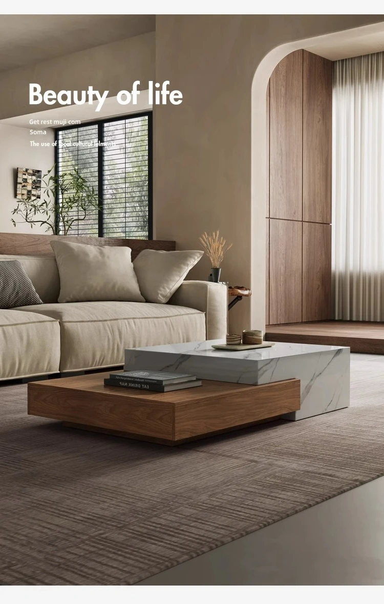 Luxury Modern Side Table Italian Japanese Unique Aesthetic Standing Coffee Table Designer Art Accessories Couchtisch Furniture