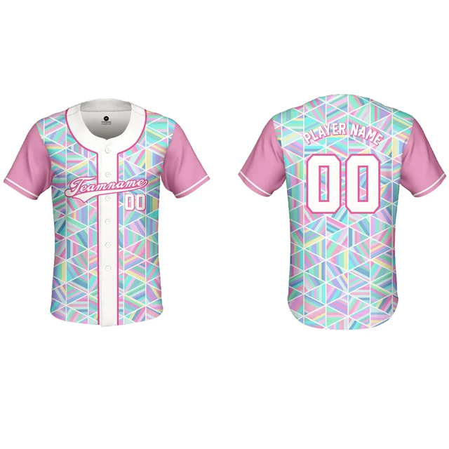 Personalized Custom Baseball Jersey Creative Design Baseball Shirt  Adult/Child Softball Game Training Jersey - AliExpress