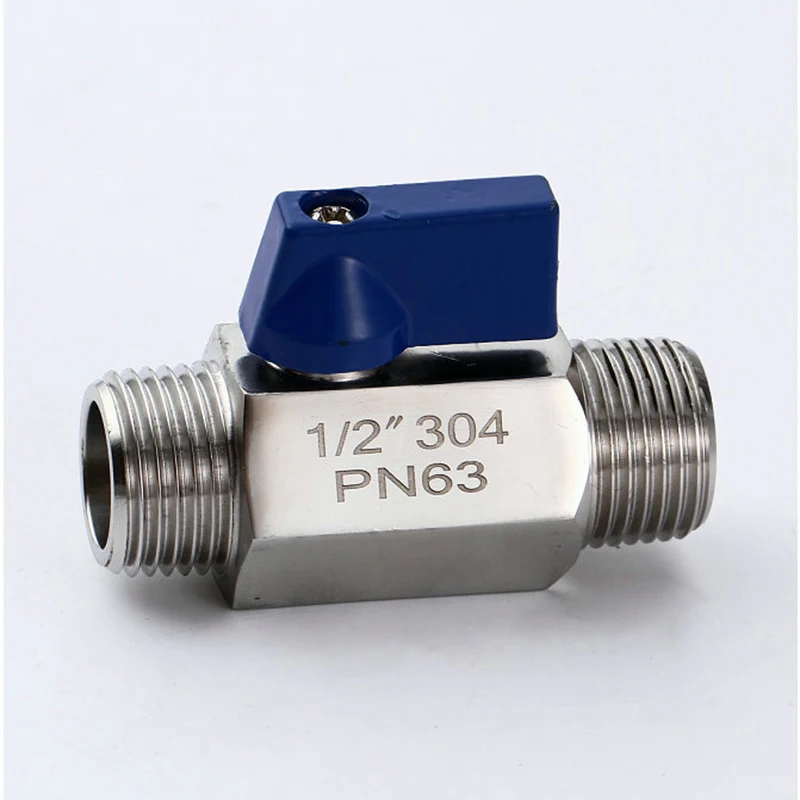 Stainless Steel Tap MINI Ball Valve 1/8 1/4 3/8 1/2 3/4 1" Thread SS304 Brewer Hardware