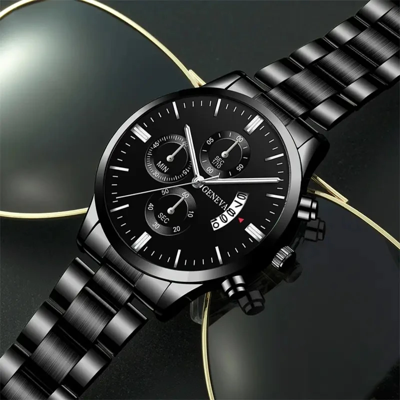 Chronograph Montre Cuena Fashion Mens Watches Luxury Black