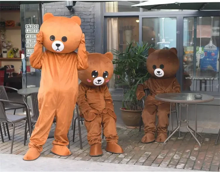 [Funny] Cosplay animal clothes Teddy Bear performance costume Plush toy Adult Fur Mascot Costume party Fancy Dress doll gift 2