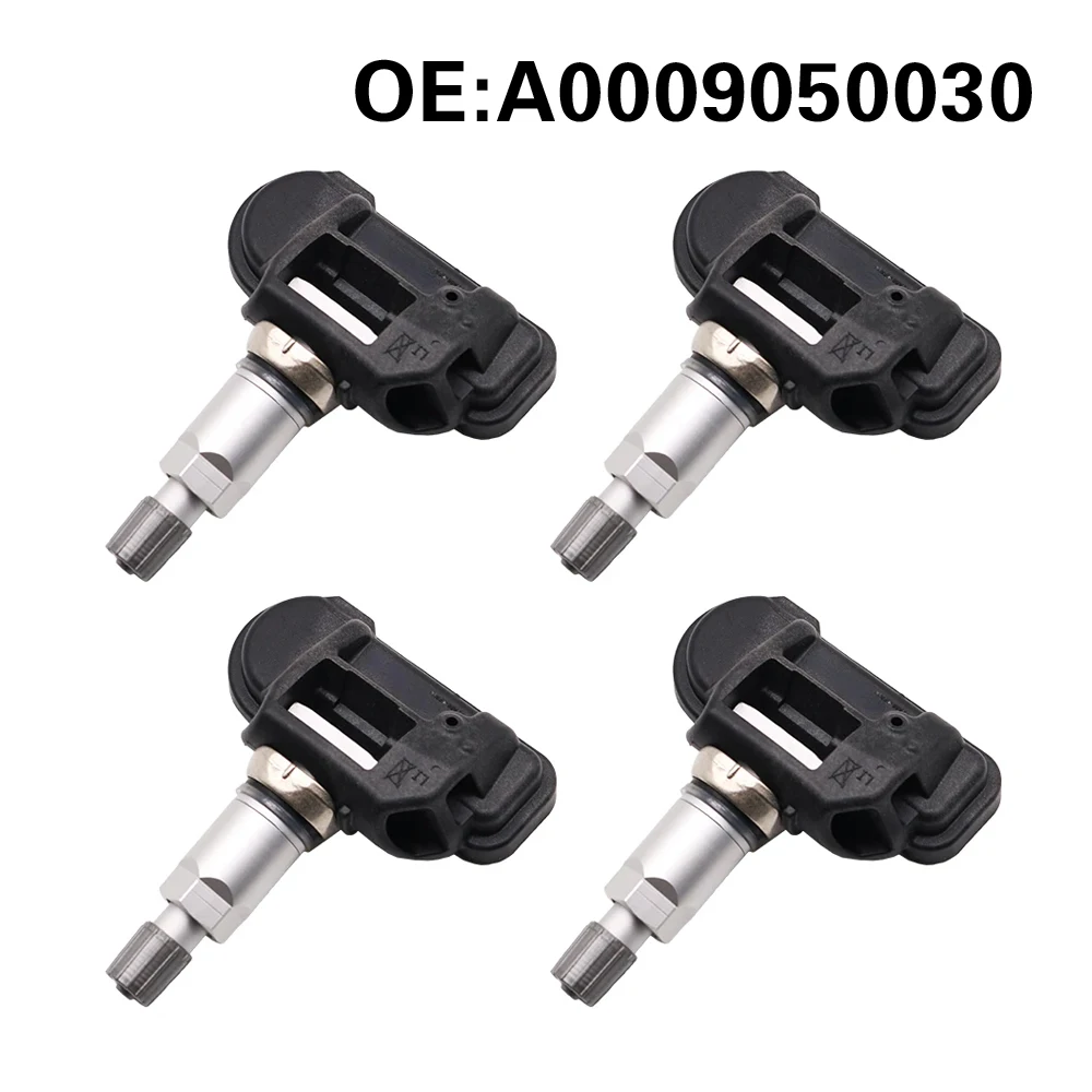 4PCS Car TPMS A0009050030 Tire Pressure Monitor Sensor System For Mercedes-Benz A B C E Class W176 W246 W205 W212 GLE GLK GLC