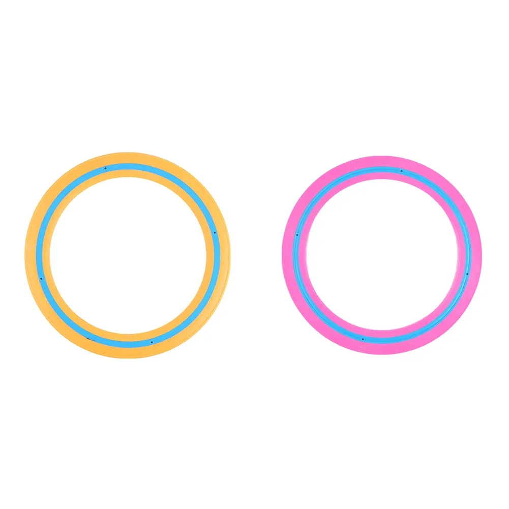 1-10PCS 25cm Flying Disc Portable Flying Ring Versatile Throwing Catching Disc Outdoor Flying Disc  for Beach Backyard