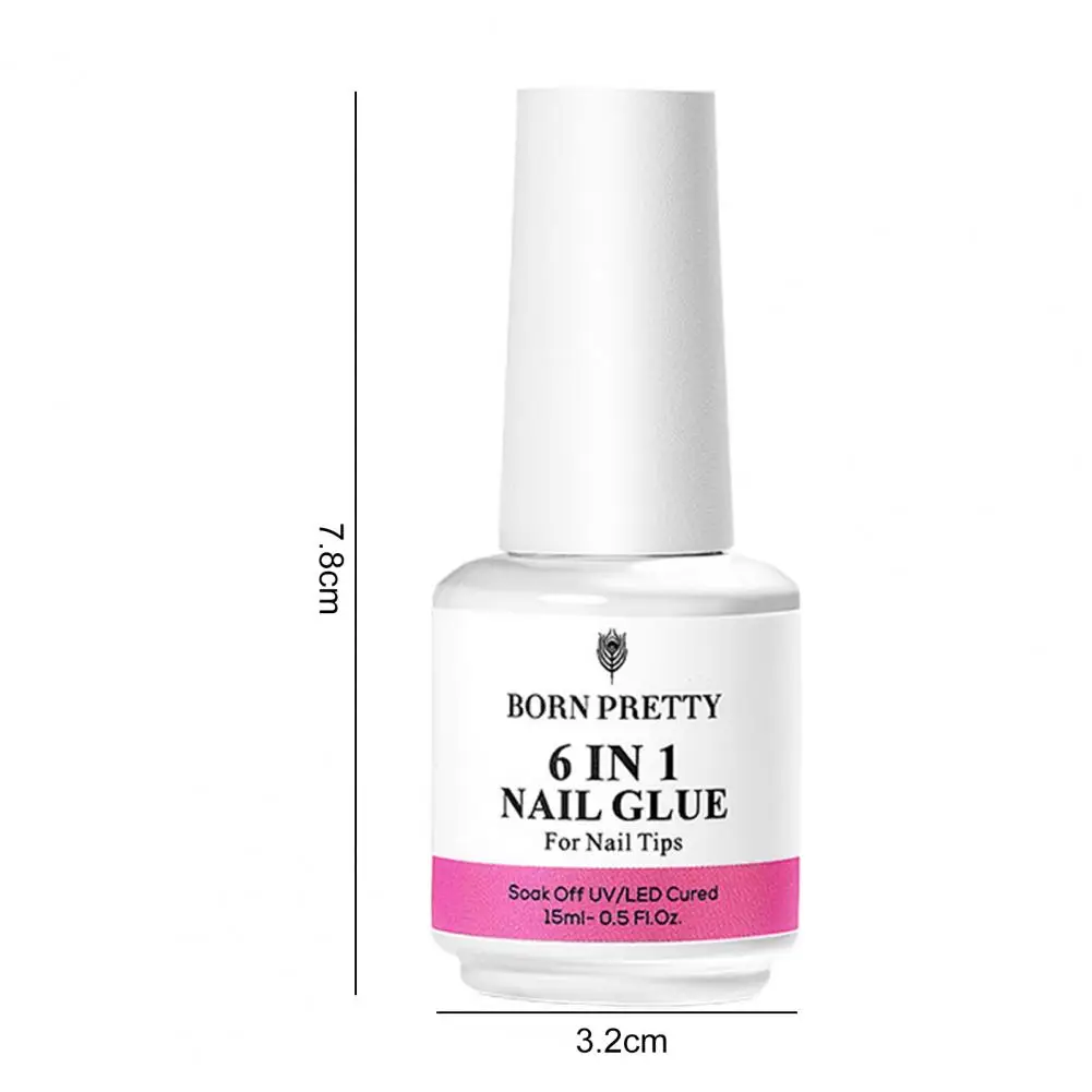 Nail Base Gel Portable LED Nail Glue DIY Art Extension Glue Art Ornament UV Gel nail art set