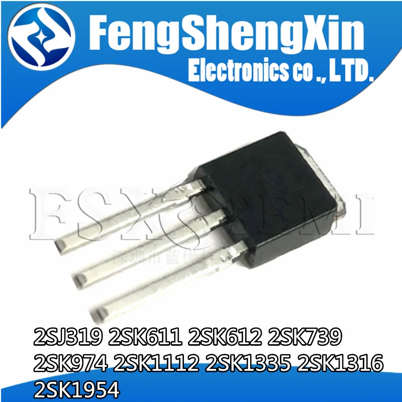 

10pcs 2SJ319 2SK611 2SK612 2SK739 2SK974 2SK1112 2SK1335 2SK1316 2SK1954 J319 K611 K612 K739 K974 K1112 K1335 K1316 K1954 TO251