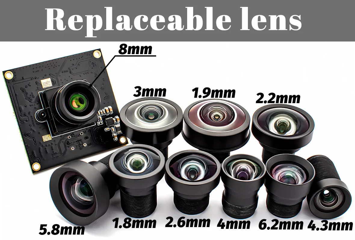 USB3.0 Global Shutter 2.3MP 120FPS Camera Module High Frame Rate Webcam With No